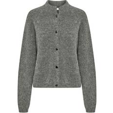 Gestuz Alpha Cardigan - Stone Grey Melange