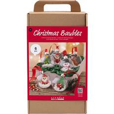 Hazlo tú mismo Creativ Company DIY Kit Christmas Bauble Tube beads 977582