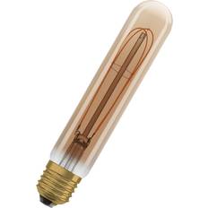 Light Bulbs LEDVANCE Vintage 1906 E27 Tube one-handed Gold 4.8W 470lm 822 Extra Warm White Dimmable Replaces 40W