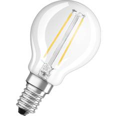 LEDVANCE CLASSIC E14 Pear Filament Clear 2.5W 250lm 827 Extra Warm White Replaces 25W