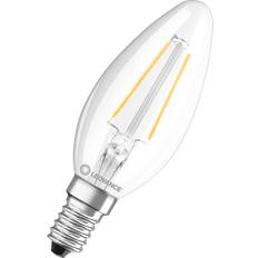 LEDVANCE Classic E14 Kronljus Filament Klar 2.5W 250lm 827 Extra Varm Vit Ersättare 25W