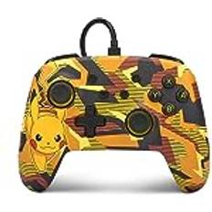 Controladores de juego PowerA MANDO con cable NSGP0094-01 CAMO STORM PIKACHU Nintendo SWITCH