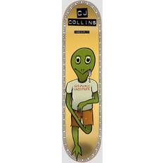 Toy Machine CJ Collins Pro Skateboard Deck Insecurity Gul/Grøn/Hvid 7.75"