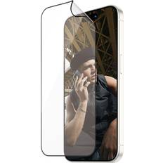 PanzerGlass iPhone 15 Pro Matrix D3O UWF Displayschutzfolie mit AlignerKit Schwarzer Rand