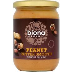 Biona Organic Peanut Butter Smooth 500g