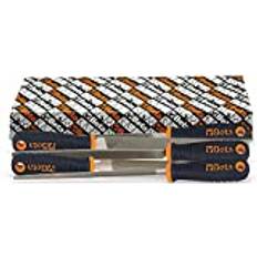 Half Round Files Beta Mixed Profile Second-Cut Files 5pc Set 8" 200mm Half Round File
