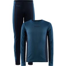 86/92 Couches de base Craft Core Dry Baselayer Set Jr - Alpinismo Azul