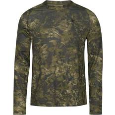 Maastokuvio T-paidat Seeland Active Camo Long Sleeve T-shirt - Invis Green