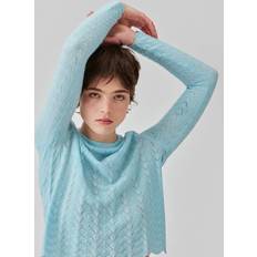 Fløjl Sweatere Modström CordellMD Bluse, Cool Blue