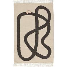 ferm LIVING Lane Rug Hvid, Beige cm