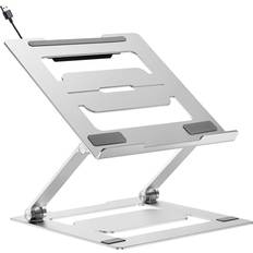 Usb hub in desk MyWall HT17L Notebookstander regolabile in altezza, USB-Hub-Funktion, neigbar