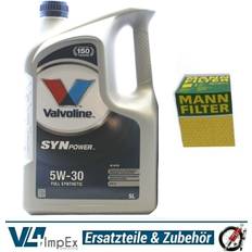 Valvoline SynPower XL-III C3 5W-30, 5 Motorolja 1L