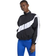 Reebok Sportswear Garment Outerwear Reebok Women's Woven Jacket Vest - Black