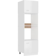 Møbler vidaXL Hvid Køkkenskab 60 x 57 x 207 cm Opbevaringsskab