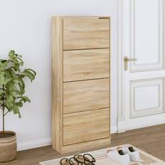 Møbler vidaXL Skoskab 63 x 24 x 147 cm Konstrueret Træ Skostativ