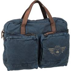 Donna Cartelle Greenburry Businesstasche Canvas "AVIATOR" Blue Edition