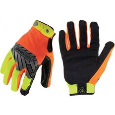 Gardening Gloves IRONCLAD IEX-HVP-05-XL Hi-Vis Mechanics Touchscreen Gloves, XL, Orange/Yellow