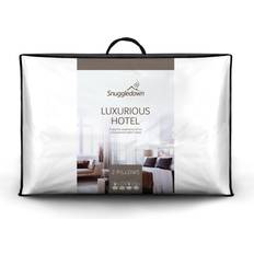 Pillow Cases Snuggledown Luxurious Hotel Pack of 2 Medium Support Pillow Case White