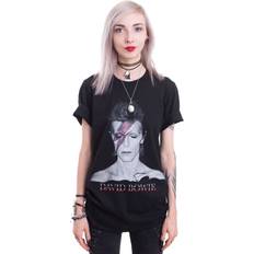 David bowie unisex t- shirt aladdin sane black cotton