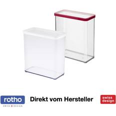 Transparent Windeleimer Rotho vorratsdose dose frischhaltedose kühlschrankdose vorratsdose 3.2l loft