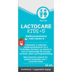 Vitamin kids Lactocare Kids +D Kosttilskud 30