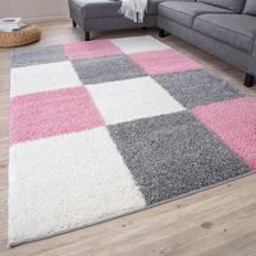 THE RUGS Myshaggy Collection Geometric 381 Pink