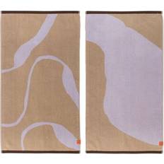 Mette Ditmer Nova Arte Badehåndklæde Lilla, Beige