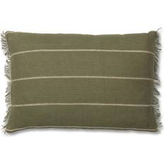 ferm LIVING Calm Pudebetræk Hvid, Grøn (60x40cm)