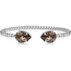 Caroline Svedbom Mini Drop Bracelet Rhodium Greige