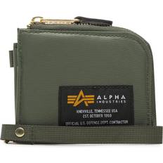 Alpha Industries Unisex-Erwachsene Label Wallet Portemonnaie Reisezubehör-Brieftasche, Sage-Green