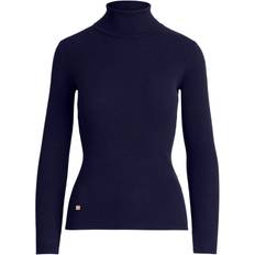 Turtleneck Sweaters - Women Lauren Ralph Lauren Ribbed Turtleneck Sweater Navy