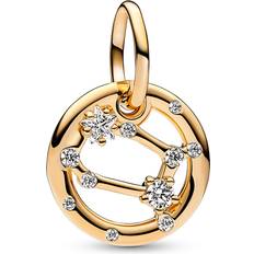 Pandora Pendants & Charms Gemini Zodiac Dangle Charm gold Pendants & Charms for ladies