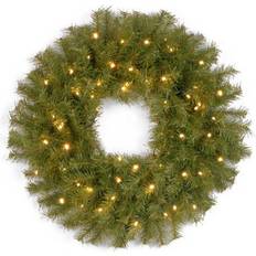 Interior Details National Tree Company 30-in. Norwood Fir Artificial Wreath 70 Twinkly Decoration