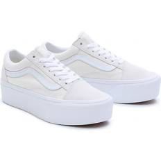 Vans Old Skool Stacked Trainers - Natural Suede
