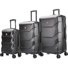 Dukap Suitcase Sets Dukap Zonix Hardside 3Pc Luggage Set