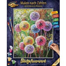 Mitmachbücher Schipper Schipper Malen-nach-Zahlen Blütenfeuerwerk mehrfarbig