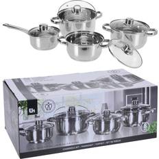 Töpfe-Sets Excellent Houseware 8-tlg. Set mit Klappe