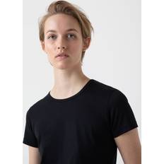 Sunspel Black Classic T-Shirt Black