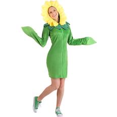 Fun Costumes Flower Hoodie Dress - Yellow/Green