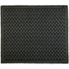 Herr - Viskos Halsdukar & Sjalar Alexander McQueen Edgy Skull Halsduk - Black