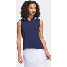 Adidas W Go-To Collegiate Navy Sleeveless Polo