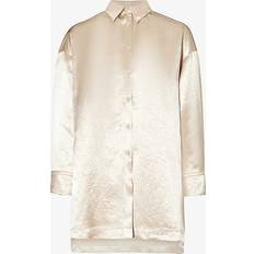 Shirt Collar Blouses Max Mara Bacio satin shirt LEISURE