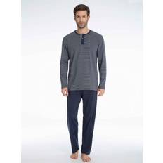 Tom Tailor Nattøj Tom Tailor Pyjamas Lang - Marin/Hvid