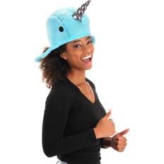 Hats Elope Blue Narwhal Costume Hat