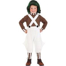 Willy wonka costume Jerry Leigh Toddler willy wonka oompa loompa costume