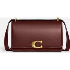 Coach luxe Coach Bandit Luxe Refined Calf Leather Cross Body Bag Wine