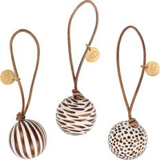 Natur Julgranspynt Mette Ditmer Globe 3-pack Julgranspynt
