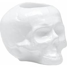 Kosta Boda Einrichtungsdetails Kosta Boda Skull Kerzenhalter 8.5 cm Weiß Teelicht