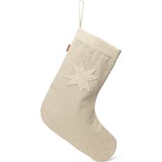 Bas Ferm Living Chausette de Noël Vela - Beige Bas