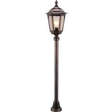 Kobber Pullerter LCD 1123 Vejlampe Trykstøbt Aluminium Sort-Kobber Pullert